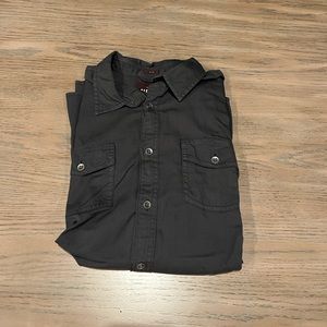 Mens dark gray work shirt
